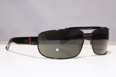 GUCCI Mens Vintage 1990 Designer Sunglasses Black Wrap GG 844/S GTSR7 18488