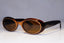 GUCCI Womens Vintage 1990 Designer Sunglasses Brown Oval GG 2419 7HH 19411