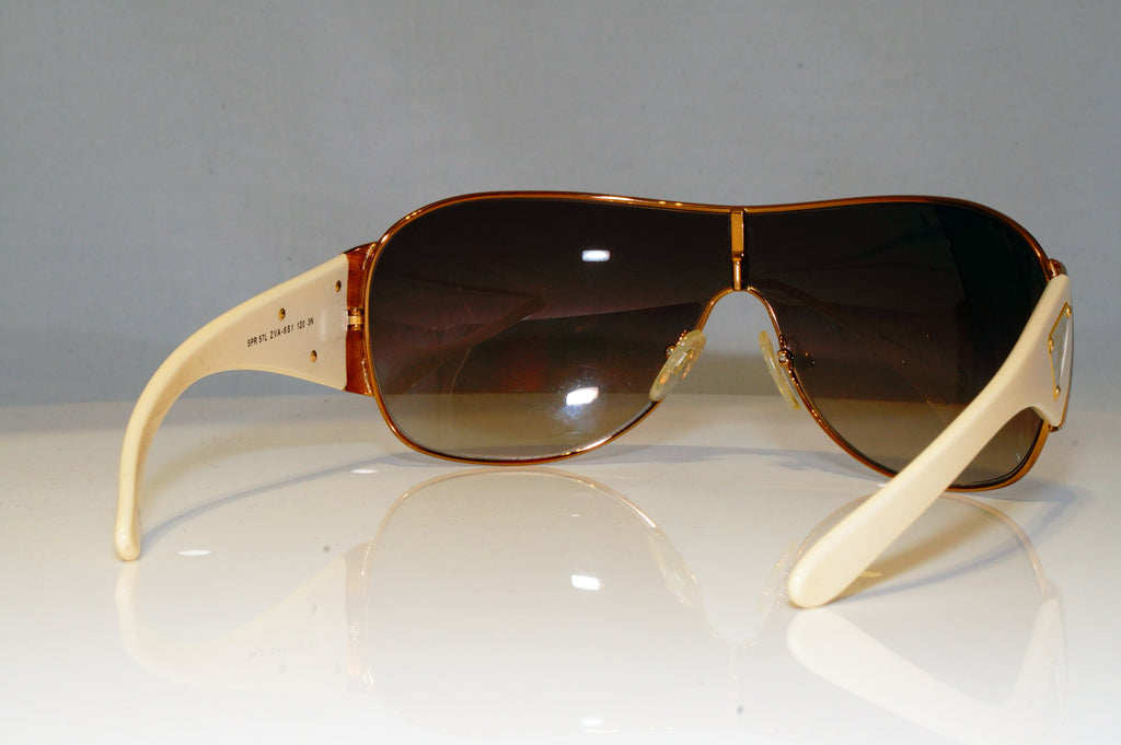 PRADA Mens Unisex Designer Sunglasses White Shield SPR 57L ZVA-6S1 17476