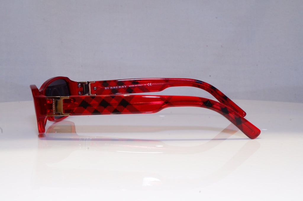 BURBERRY Mens Womens Unisex Designer Sunglasses Red Rectangle 2082 3260 12145