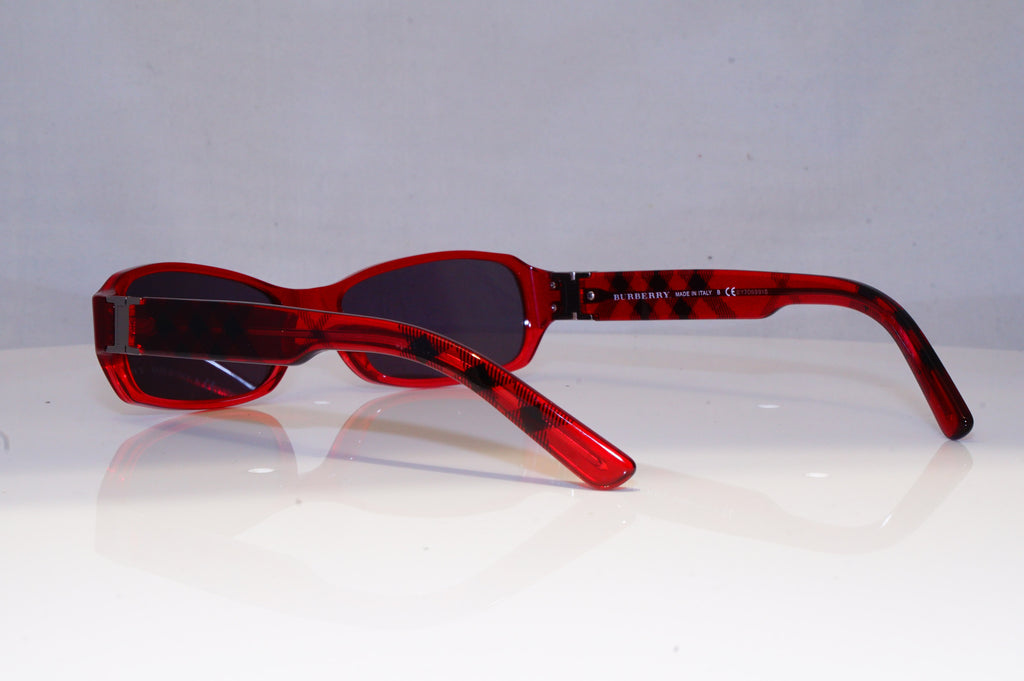 BURBERRY Mens Womens Unisex Designer Sunglasses Red Rectangle 2082 3260 12145