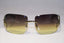 CHANEL 1990 Vintage Womens Designer Sunglasses Green Square 4039 C169/6D 14725