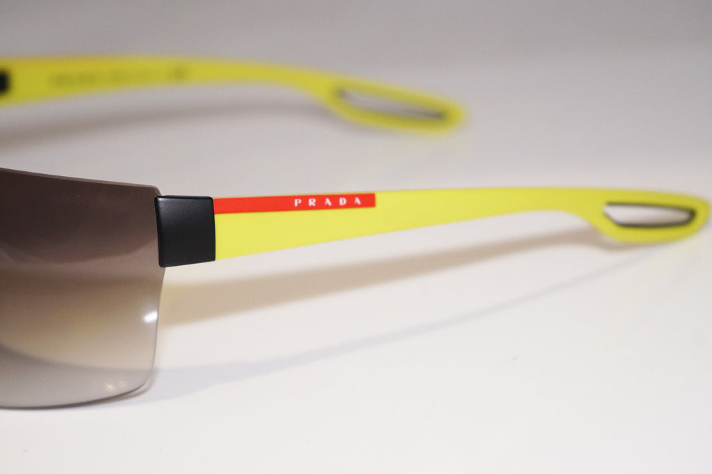 PRADA Boxed Mens Designer Sunglasses Yellow Shield SPS 01Q TIK-0A7 14702