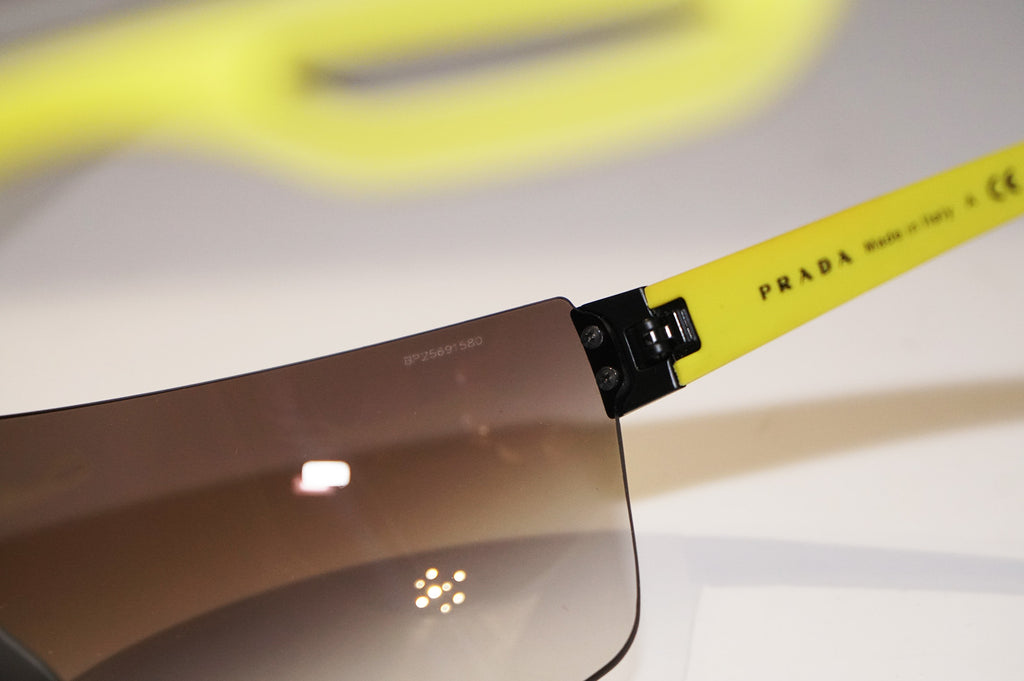 PRADA Boxed Mens Designer Sunglasses Yellow Shield SPS 01Q TIK-0A7 14702