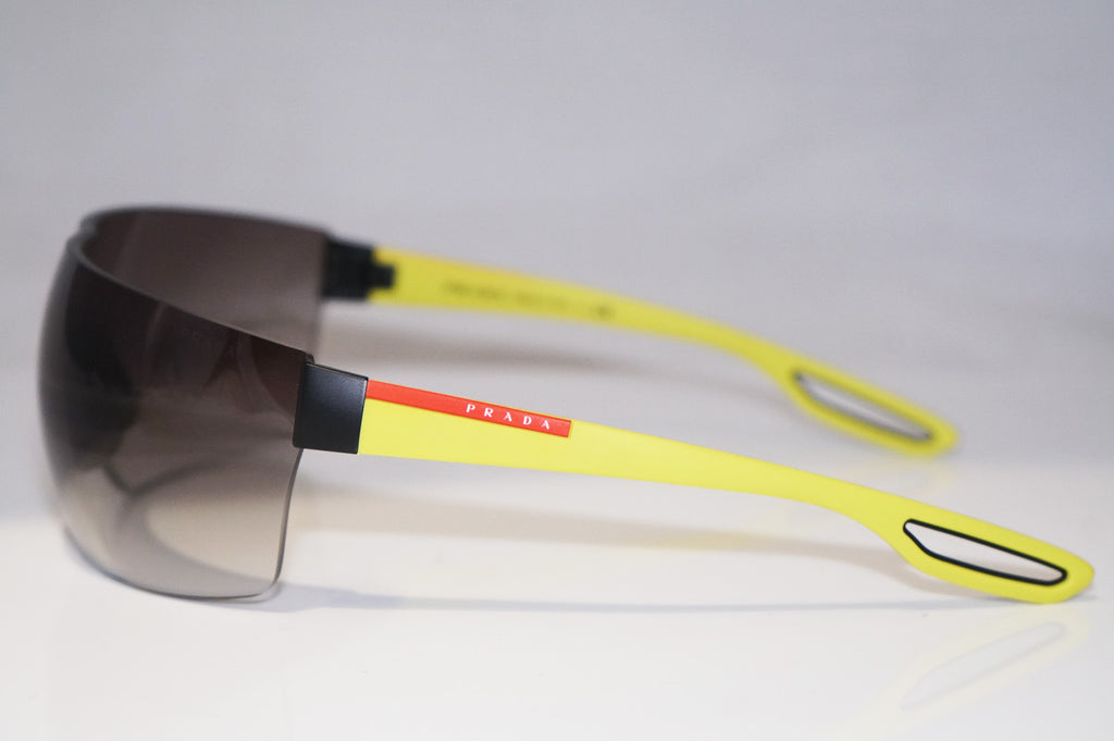 PRADA Boxed Mens Designer Sunglasses Yellow Shield SPS 01Q TIK-0A7 14702