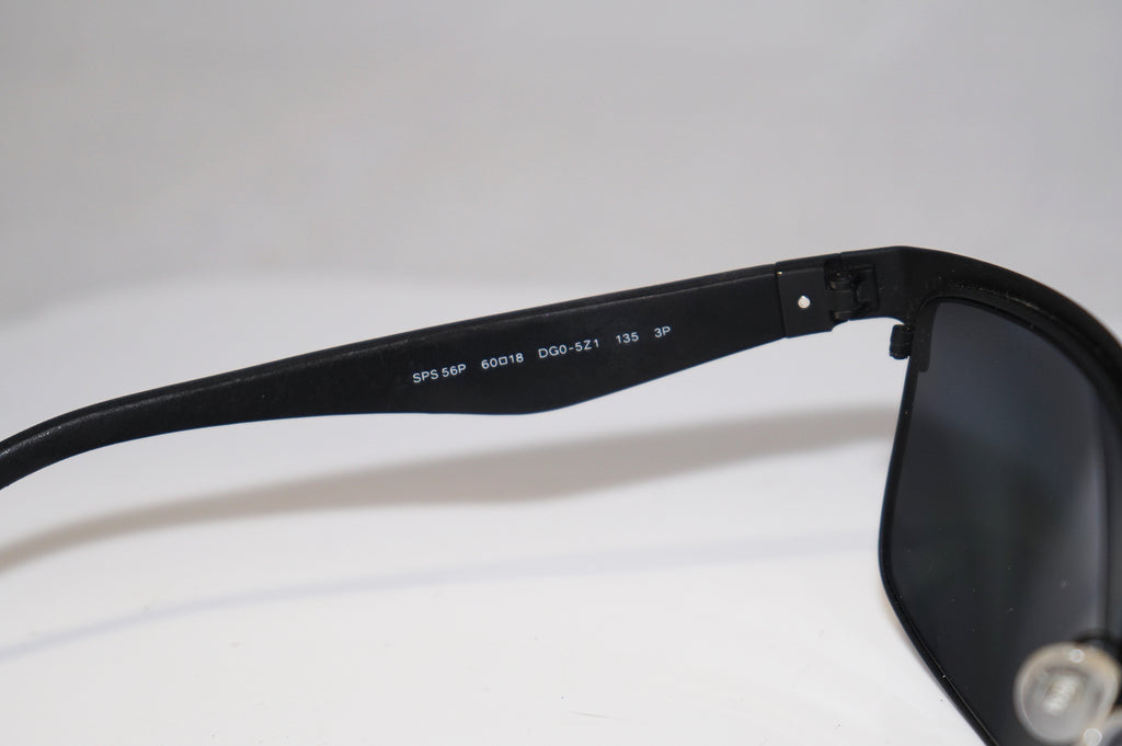 PRADA Mens Designer Polarized Sunglasses Black Square SPS 56P DG0-5Z1 15080