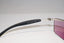 CHANEL Vintage Mens Unisex Designer Sunglasses Silver Wrap 4008 C123/76 14729