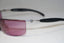 CHANEL Vintage Mens Unisex Designer Sunglasses Silver Wrap 4008 C123/76 14729