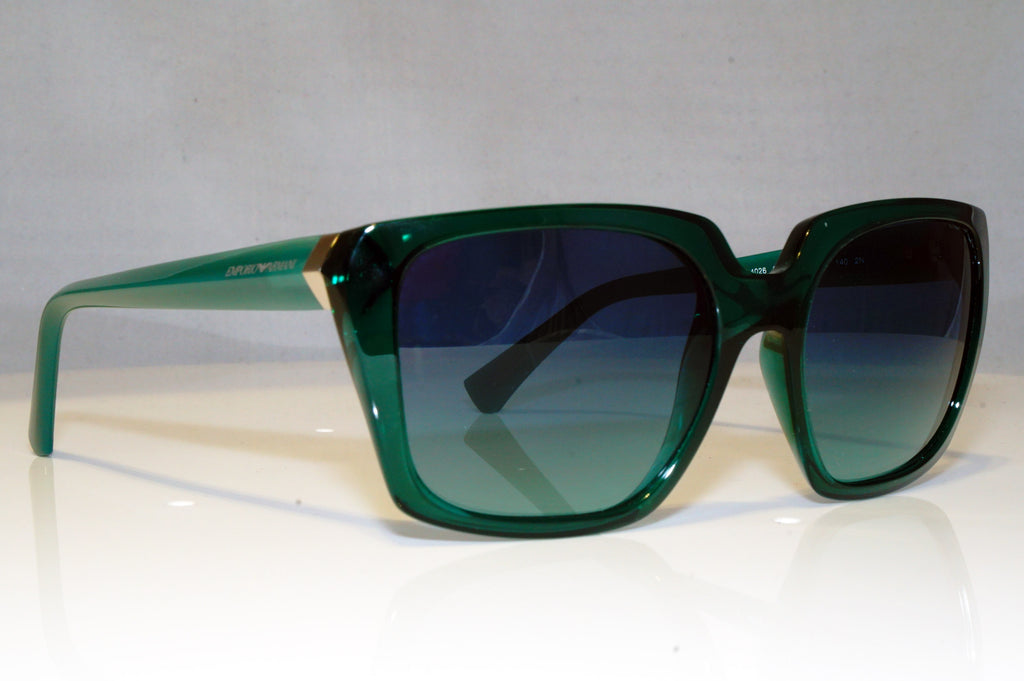 EMPORI ARMANI Mens Womens Designer Sunglasses Green Square 4026 5201/4S 17475