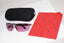 CHANEL Vintage Mens Unisex Designer Sunglasses Silver Wrap 4008 C123/76 14729