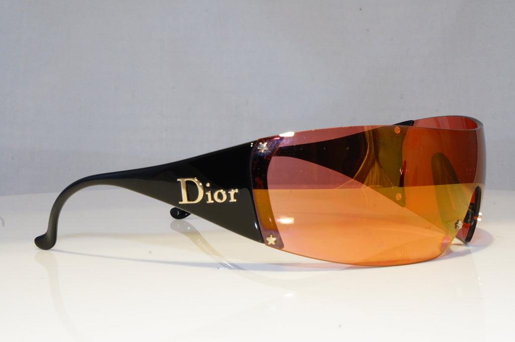 CHRISTIAN DIOR Womens Designer Sunglasses Black Shield DIOR SKI 5 9A7 19339