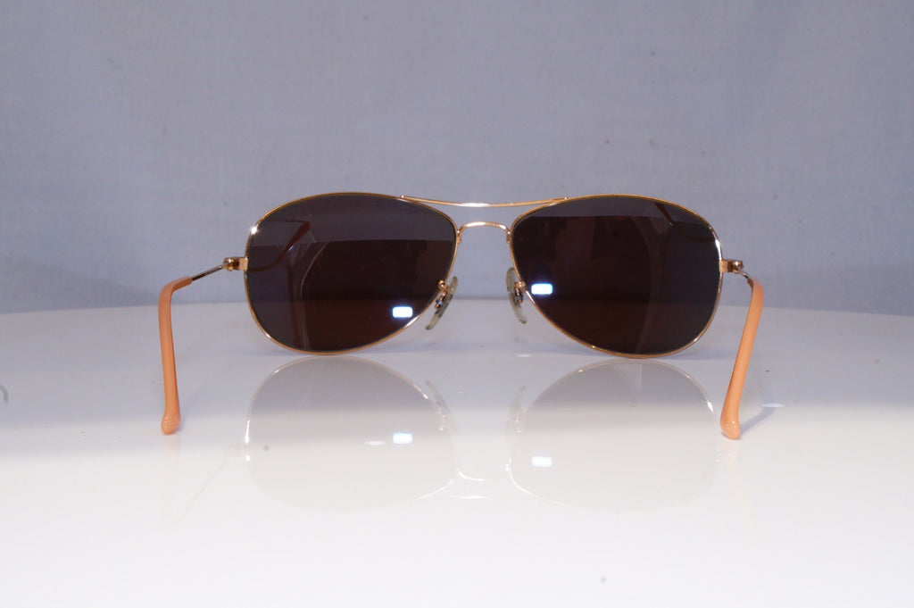 RAY-BAN Mens Mirror Designer Sunglasses Gold COCKPIT RB 3362 Gld 19409