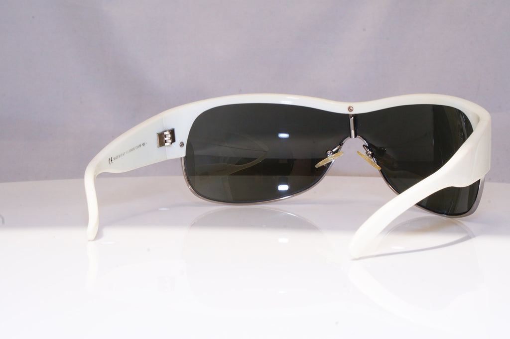 EMPORIO ARMANI Mens Womens Unisex Designer Sunglasses White Shield EA 9240 18503