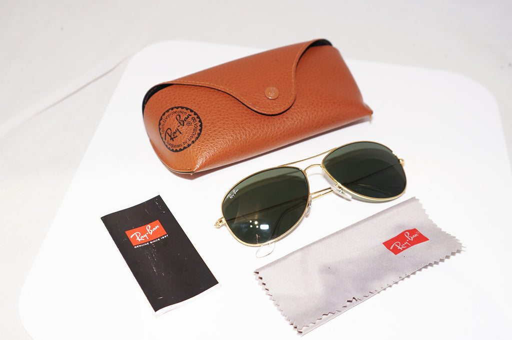 RAY-BAN Mens Designer Sunglasses Gold Cockpit RB 3362 001 14719
