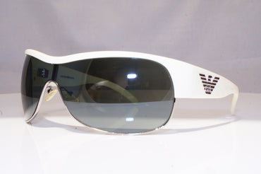 EMPORIO ARMANI Mens Womens Unisex Designer Sunglasses White Shield EA 9240 18503