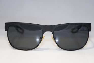 PRADA Mens Designer Polarized Sunglasses Black Wrap SPS 57Q DG0-5Z1 15288