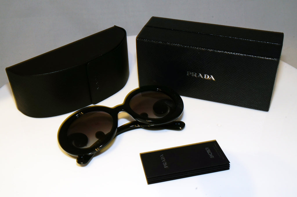 PRADA Womens Unisex Boxed Designer Sunglasses Black SWIRL SPR 27N 1AB-3M1 17469