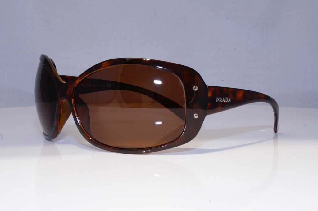 PRADA Womens Oversized Designer Sunglasses Brown Butterfly SPR 04F 2AU-3N1 10779