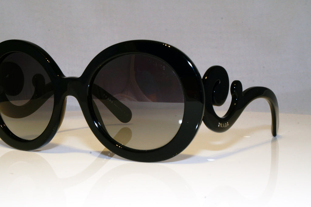 PRADA Womens Unisex Boxed Designer Sunglasses Black SWIRL SPR 27N 1AB-3M1 17469