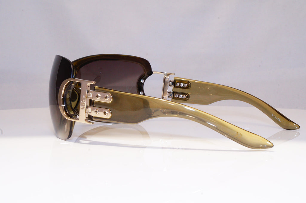 CHRISTINE DIOR Mens Designer Sunglasses Green Shield AIRSPEED 2 AUKMH 18485