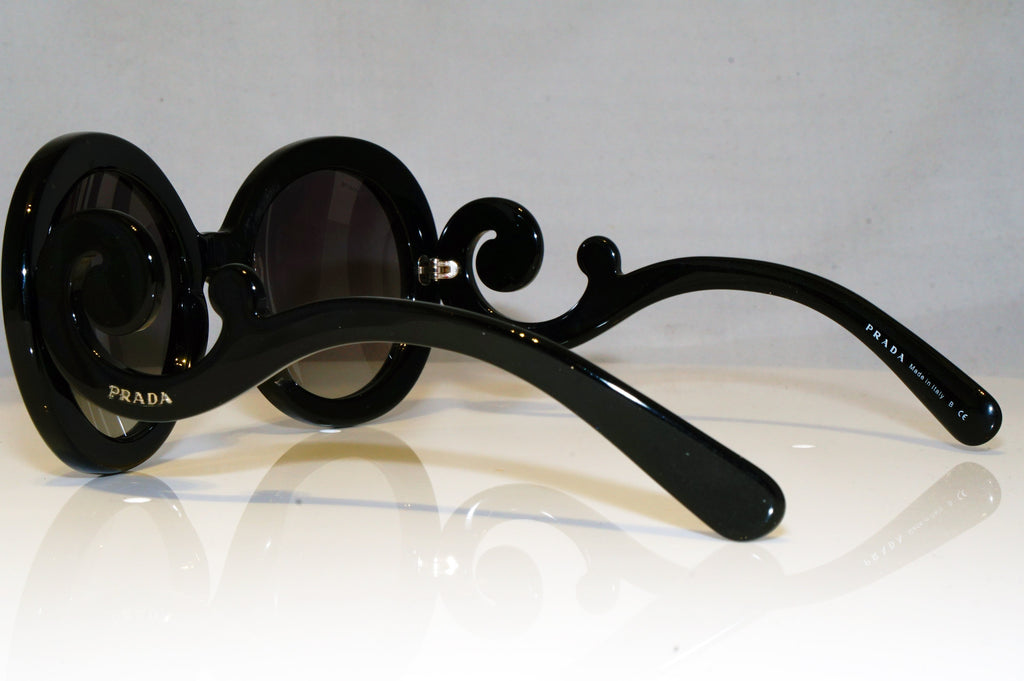 PRADA Womens Unisex Boxed Designer Sunglasses Black SWIRL SPR 27N 1AB-3M1 17469