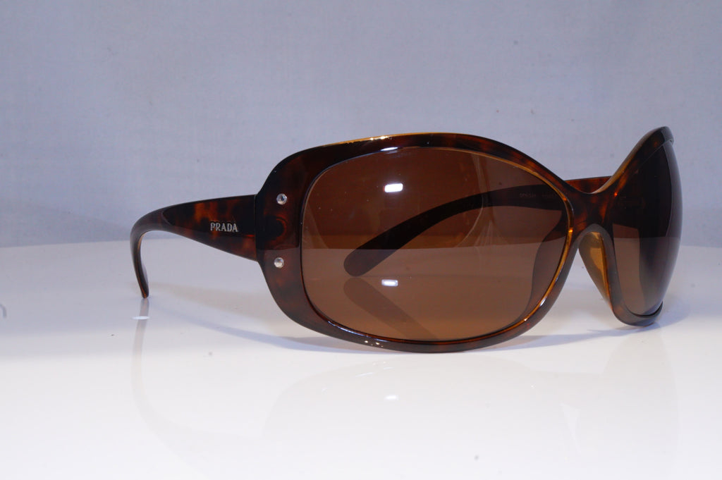 PRADA Womens Oversized Designer Sunglasses Brown Butterfly SPR 04F 2AU-3N1 10779