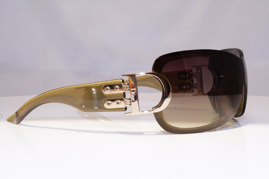 CHRISTINE DIOR Mens Designer Sunglasses Green Shield AIRSPEED 2 AUKMH 18485