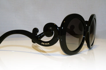 PRADA Womens Unisex Boxed Designer Sunglasses Black SWIRL SPR 27N 1AB-3M1 17469