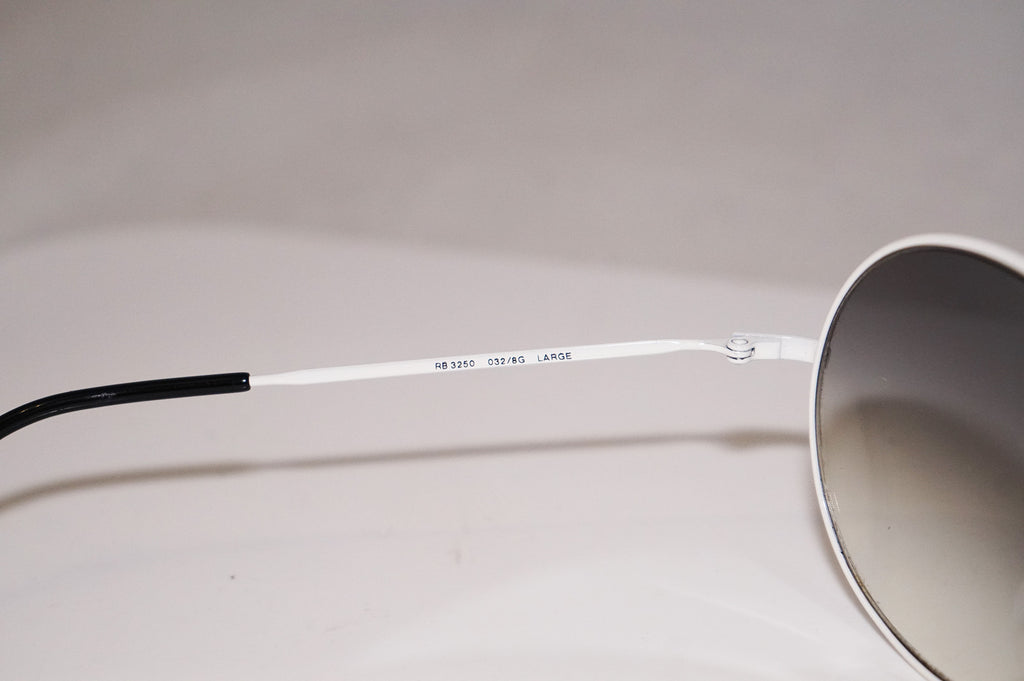 RAY-BAN Vintage Mens Designer Sunglasses White Shield RB 3250 032/8G 14640