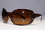PRADA Womens Oversized Designer Sunglasses Brown Butterfly SPR 04F 2AU-3N1 10779