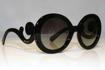 PRADA Womens Unisex Boxed Designer Sunglasses Black SWIRL SPR 27N 1AB-3M1 17469