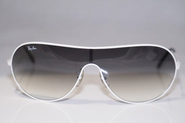 RAY-BAN Vintage Mens Designer Sunglasses White Shield RB 3250 032/8G 14640