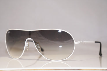 RAY-BAN Vintage Mens Designer Sunglasses White Shield RB 3250 032/8G 14640
