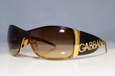 DOLCE & GABBANA Womens Designer Sunglasses Brown Shield DG 2019 184/13 19319