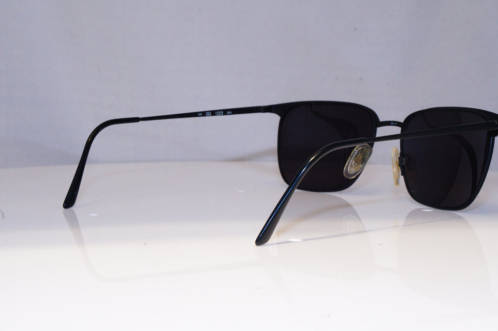 GUCCI Mens Vintage 1990 Designer Sunglasses Black Square  OPTI GG 1223 004 20050