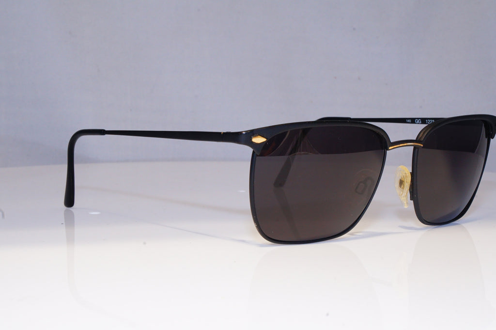 GUCCI Mens Vintage 1990 Designer Sunglasses Black Square  OPTI GG 1223 004 20050