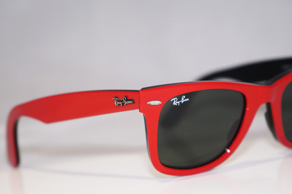 RAY-BAN Mens Unisex Designer Sunglasses Red Wayfarer RB 2140 955 14703