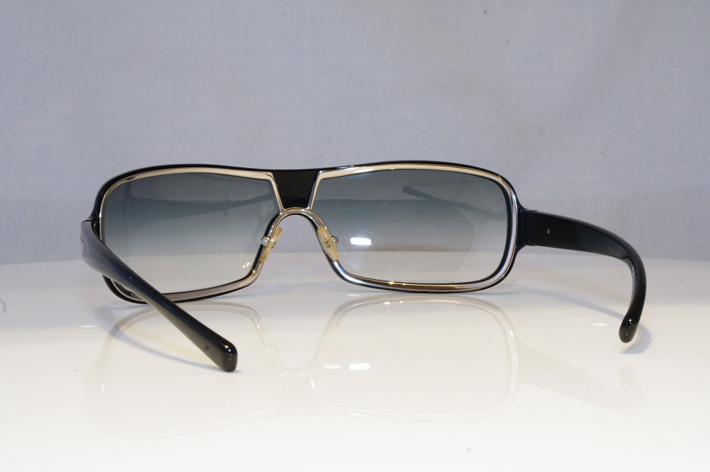 PRADA Mens Designer Sunglasses Black Shield SPR 10D 1AB-5D1 19328
