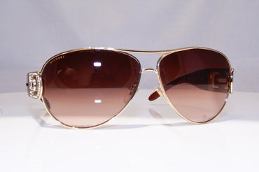 BVLGARI Womens Diamante Designer Sunglasses Brown Wrap 6012-B 278/13 18484