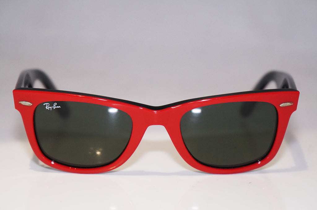 RAY-BAN Mens Unisex Designer Sunglasses Red Wayfarer RB 2140 955 14703