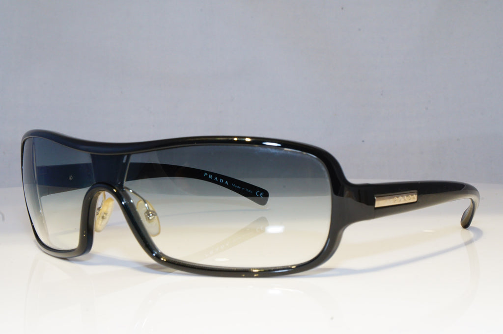 PRADA Mens Designer Sunglasses Black Shield SPR 10D 1AB-5D1 19328