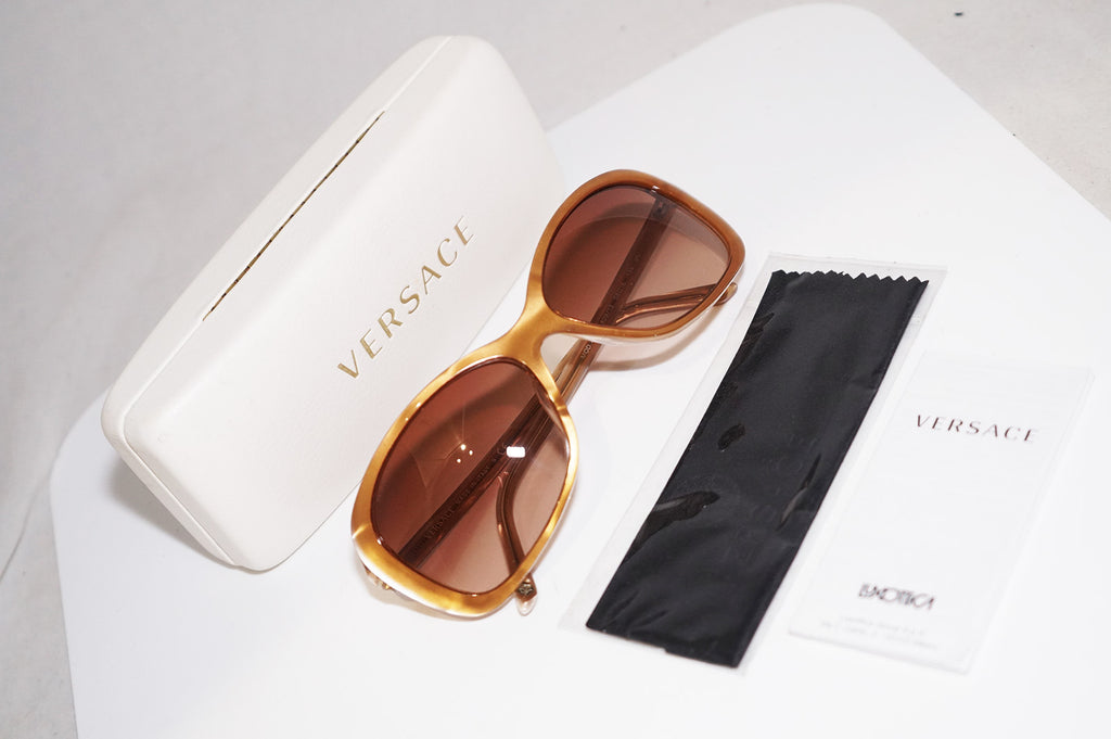VERSACE Womens Designer Sunglasses Brown Butterfly MOD 4189 809/13 14717