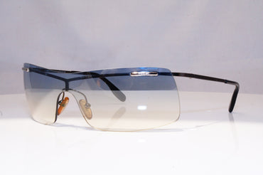 DOLCE & GABANNA Mens Vintage Designer Sunglasses Silver Shield D&G 2104 18507