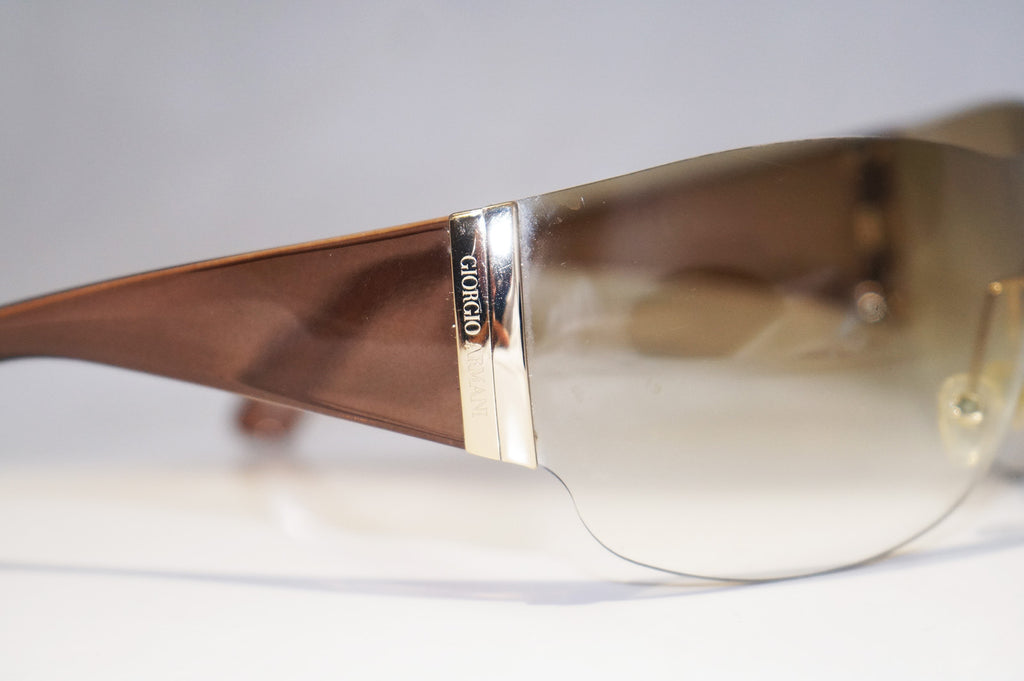 GIORGIO ARMANI Mens Unisex Designer Sunglasses Brown Shield GA 278 054YP 14645