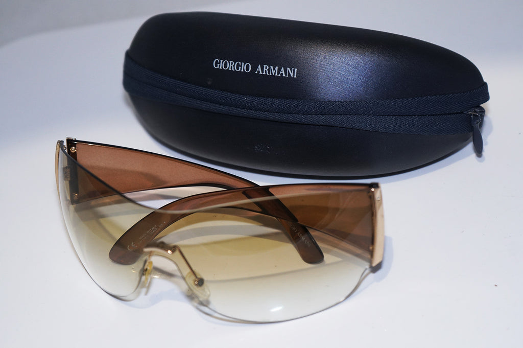 GIORGIO ARMANI Mens Unisex Designer Sunglasses Brown Shield GA 278 054YP 14645
