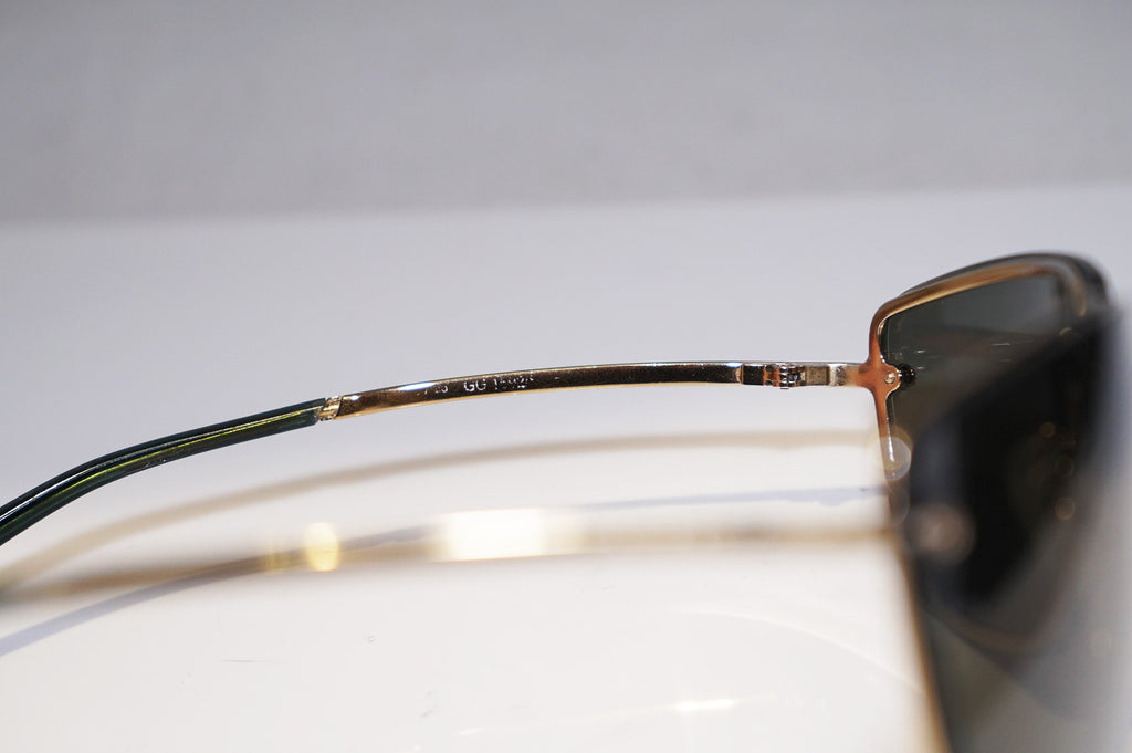 GUCCI 1990 Vintage Mens Designer Sunglasses Gold Square GG 1592 0D7 14665