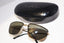 GUCCI 1990 Vintage Mens Designer Sunglasses Gold Square GG 1592 0D7 14665
