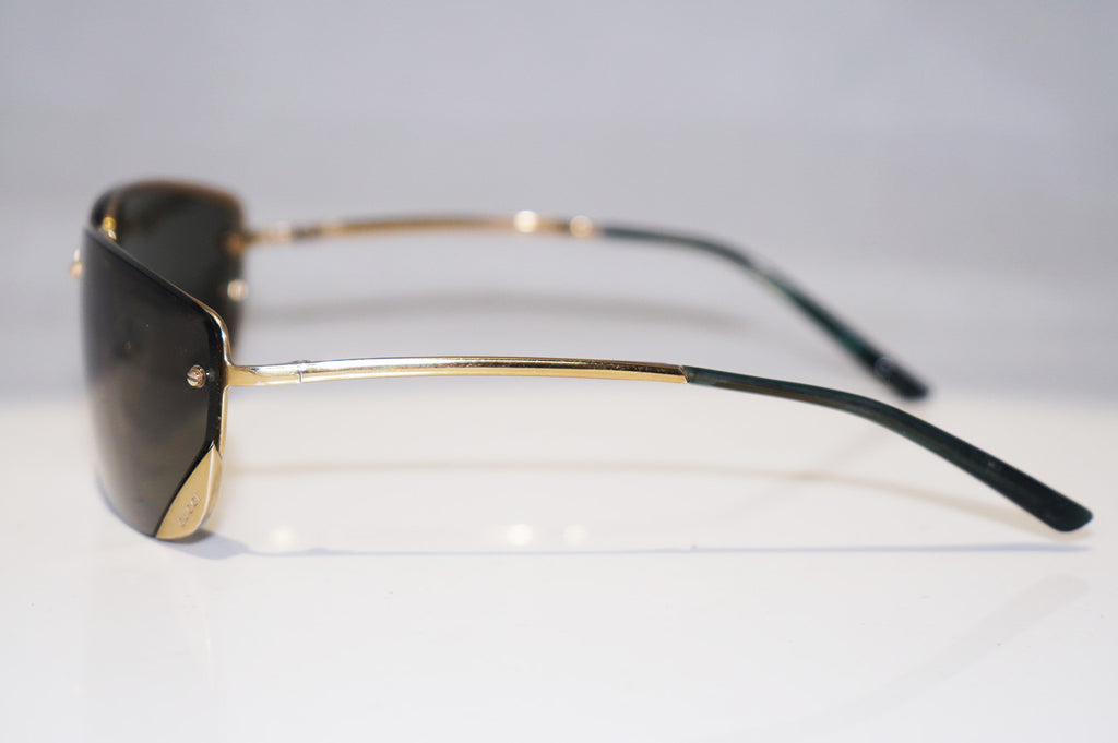 GUCCI 1990 Vintage Mens Designer Sunglasses Gold Square GG 1592 0D7 14665