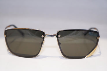 GUCCI 1990 Vintage Mens Designer Sunglasses Gold Square GG 1592 0D7 14665