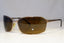 PRADA Mens Designer Sunglasses Brown Wrap SPR 58G 4AC-3N1 14649